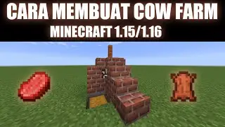 Cara Membuat Cow Farm - Minecraft (Java Edition)