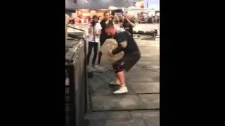 Hafthor Bjornsson Natural Stone Loading Arnold Classic Australia 2016 Strongman