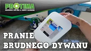 Pranie brudnego dywanu preparatem ULTRA