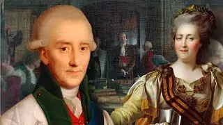 Екатерина II и старый матерщинник адмирал Чичагов