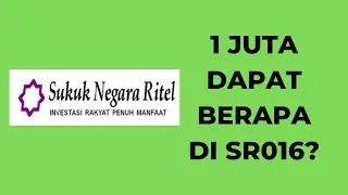 1 Juta bisa untung berapa yang dari SR016?