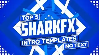 Top 5 Sharkfx Intro Template (No Text) | Top 5 2d Intro Template No Text