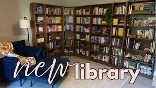 setting up my new DREAM home library!