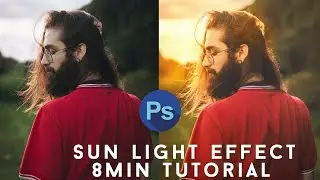How To Make Sunset Light Effect In Just  8 min | Photoshop Cc 2019