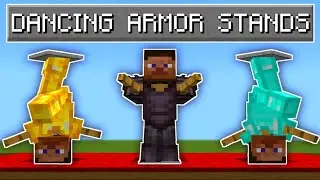 🦅 EASY Dancing Armor Stands Tutorial | Minecraft Bedrock 1.21!