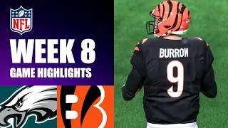 Eagles vs. Bengals Week 8 - Madden 24 Simulation Highlights (Updated Rosters)