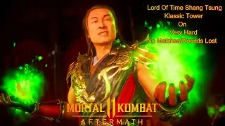 Mortal Kombat 11 Aftermath - Time Lord Shang Tsung Klassic Tower On Very Hard No Matches/Rounds Lost