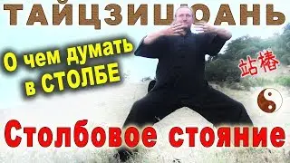 Столбовое стояние (чжань чжуан 站樁). О чем думать в СТОЛБЕ. Тайцзи Ветер-Гром