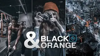 [Free] Black and Orange photoshop preset 2020