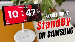 Enable iOS 17 STANDBY MODE on All Samsung GALAXY Phones ! 