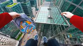 Late For School Parkour POV!!