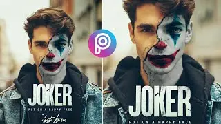 Picsart JOKER Face Editing😳  Picsart New Editing Style