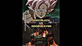 Goku Black Vs Doom Slayer | #dbs #gokublack #edit #debate #1v1 #doometernal #fypシ #fyp #viral #doom