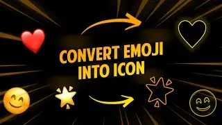How to Convert Emojis into Icons in Alight Motion | Alight Motion Tutorial