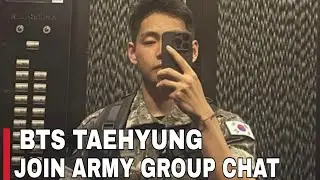 BTS Taehyung joined a random ARMY group chat but they didn't believe him..BTS V Military News #bts