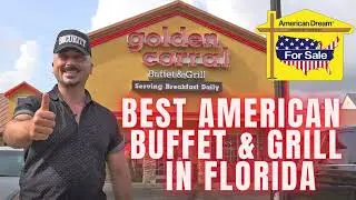 BEST AMERICAN BUFFET AND GRILL RESTAURANT: GOLDEN CORRAL in  Florida USA 🇺🇸  #cashflowusa #florida