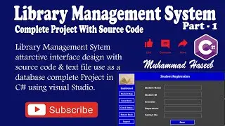 Library Management System Complete Project with Source Code, text file use as a database in C#