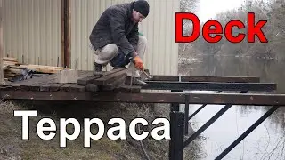 Do-It-Yourself Terrace to the Wooden Gazebo (Part 5).