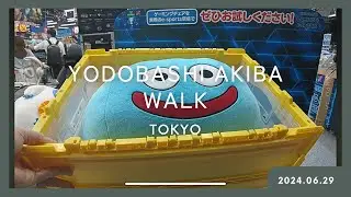 [4K/60p] Yodobashi Camera Akiba Walk, Tokyo (June 29, 2024) | JAPAN WALK THROUGH