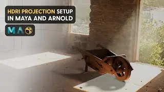 HDRI projection workflow in Maya and Arnold