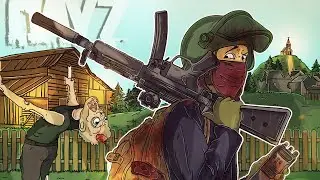 Играем  и строим базу DayZ !Сервер