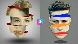 Instagram Viral Sliced Head Effect Photo Editing | 3D Head Manipulation | MX Munna Pro |