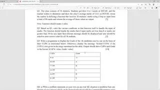 Python Programming: - Problem assignments 3   #15