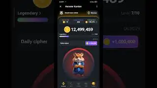 9 June Morse Code Hamster Kombat | 1 Million Points Daily Cipher | Hamster kombat today morse code
