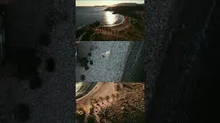 Beach view at Playa Percheles, Murcia Spain DJI MAVIC AIR2s