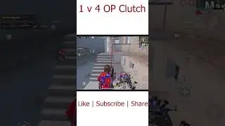 1 v 4 clutch..| power of groza || #short #shorts #youtubeshorts