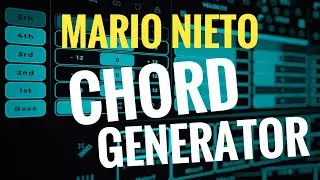 Mario Nieto Chord Generator (iPad, Desktop) Spoken Walkthrough (AUv3, VST3, AU Plugin & Standalone)