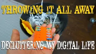 The Purge - De-Cluttering my digital life - I'm throwing it all away
