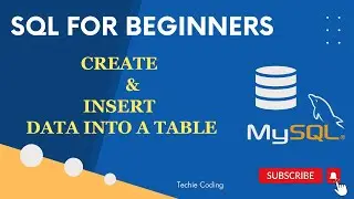 How to Create and Insert Data into a Table in MySQL | My SQL Workbench #mysql_database
