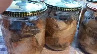 The best recipe for canned fish in an autoclave.