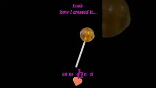 Lollipop (3d modeling, blender, artist) #shorts