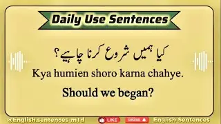 Speak English in 3 Minutes | 50 Daily Sentences with Urdu Translation