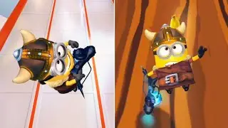 The Big Deconstruction! Viking Minion Freeze Ray Gameplay | Despicable Me: Minion Rush
