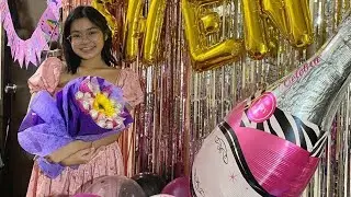 D.I.Y BIRTHDAY DECORATION - Simple 18th Birthday of Shereena || Michelle Diaries
