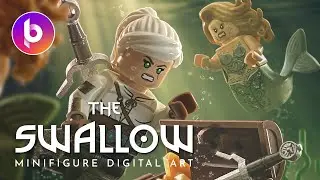 Finding the Wolven Silver Sword | Minifigure Digital Art