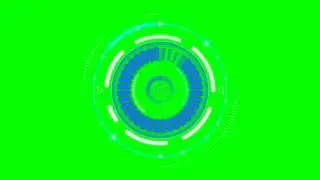 HUD target green screen clip