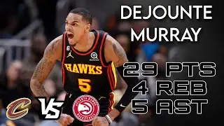 Dejounte Murray 29PTS 4REB 5AST | Cleveland Cavaliers vs Atlanta Hawks | CLE vs ATL | Mar 28, 2023