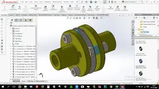 How to design Flexible Coupling in solidworks