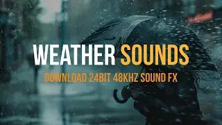 Weather Sounds - Audio Sound Effects Collection 24Bit 48kHz