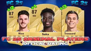 FC 25 Arsenal Players Official Ratings