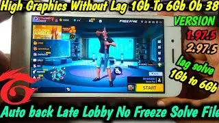 Ob 38 Update Lag Fix | Fix Lag Free Fire 1.97.5 Update /Free Fire Max High Graphics without Lag Ob38