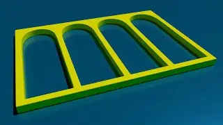 Modeling Curved Window Frames and Doorways in Autodesk Maya | Maya Tutorial | Modeling Tutorial
