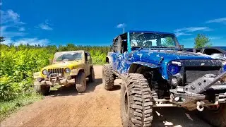 Offroading With A Jeep Wrangler JKU On 42 Inch Tires