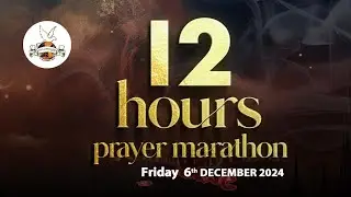 12 HOURS PRAYER MARATHON | PART ONE | DEALING WITH THE BLOOD SYSTEM | FRI 6.12.2024