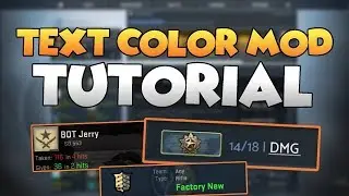 Instalare Text Color Mod CS:GO