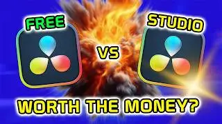 What's the Difference Between Studio & Free Version? Davinci Resolve Break Down 🔍